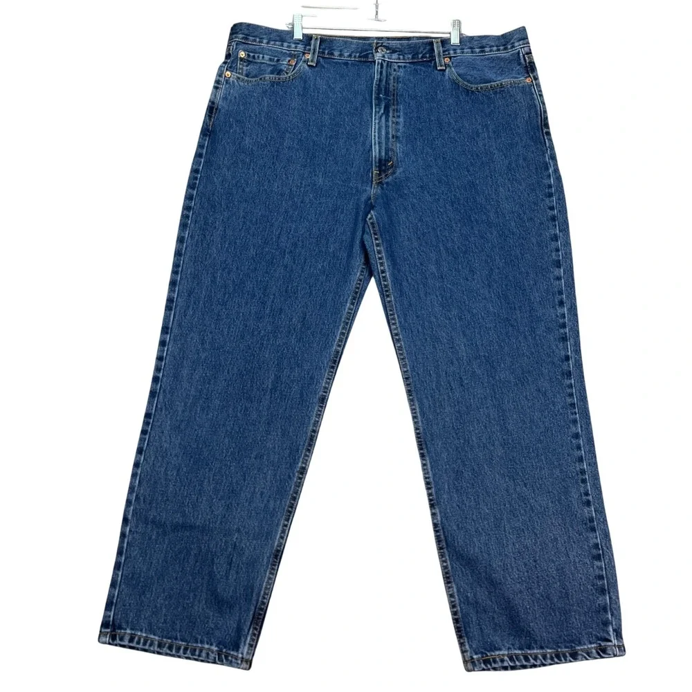 Levi's‎ 550 Relaxed Fit Jeans Men's 42x30 Blue Denim Pants Strauss Red Tab